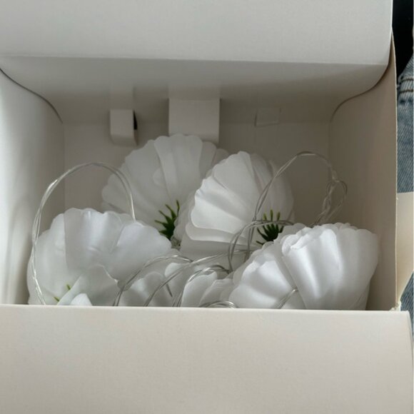 2 Packs of White Floral String Lights NIB - Picture 5 of 9